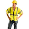 Occunomix OccuNomix Value Mesh Standard Vest, Class 3, Hi-Vis Yellow, Class 3, L/ XL, ECO-GCZ3-YL/XL ECO-GCZ3-YL/XL